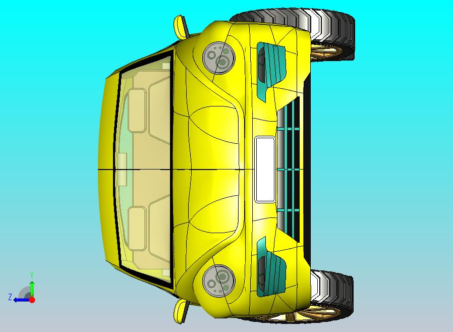 大众甲壳虫CATIA V5 r21模型