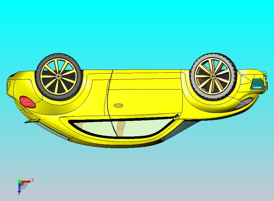 大众甲壳虫CATIA V5 r21模型