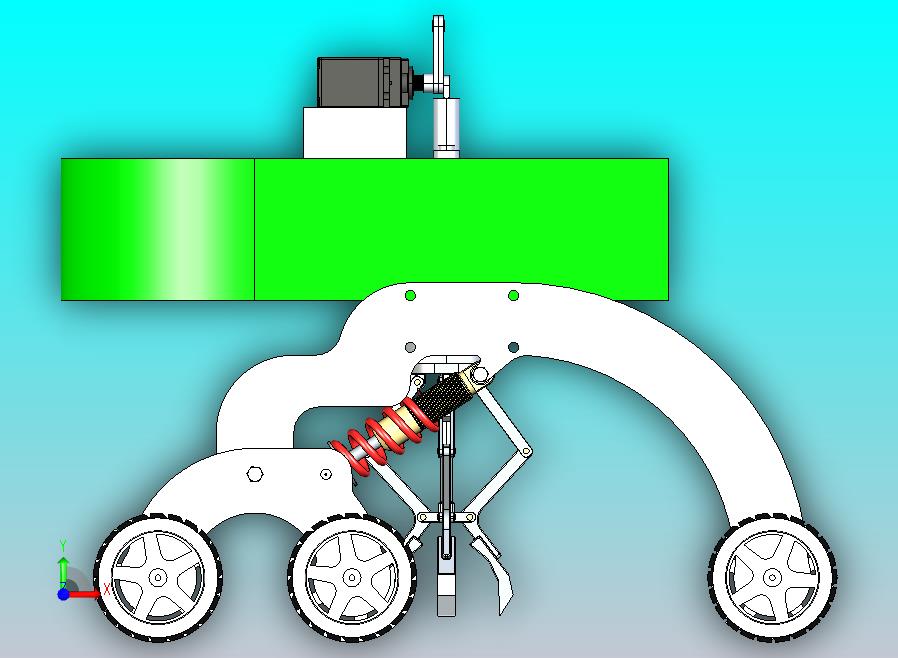 带爪子智能机器人小车