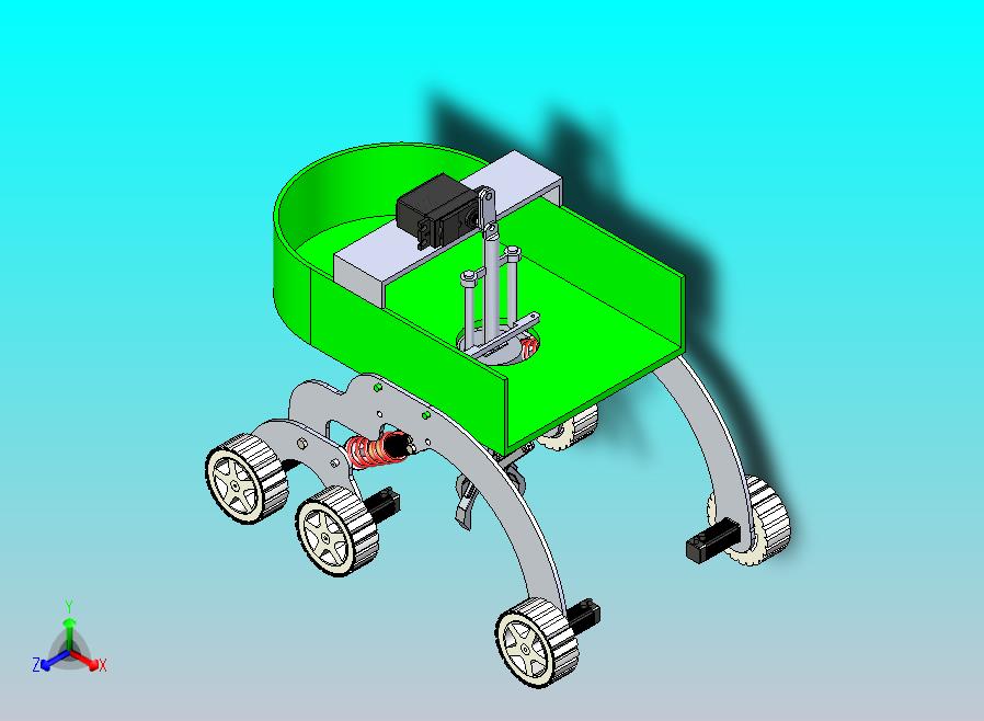 带爪子智能机器人小车