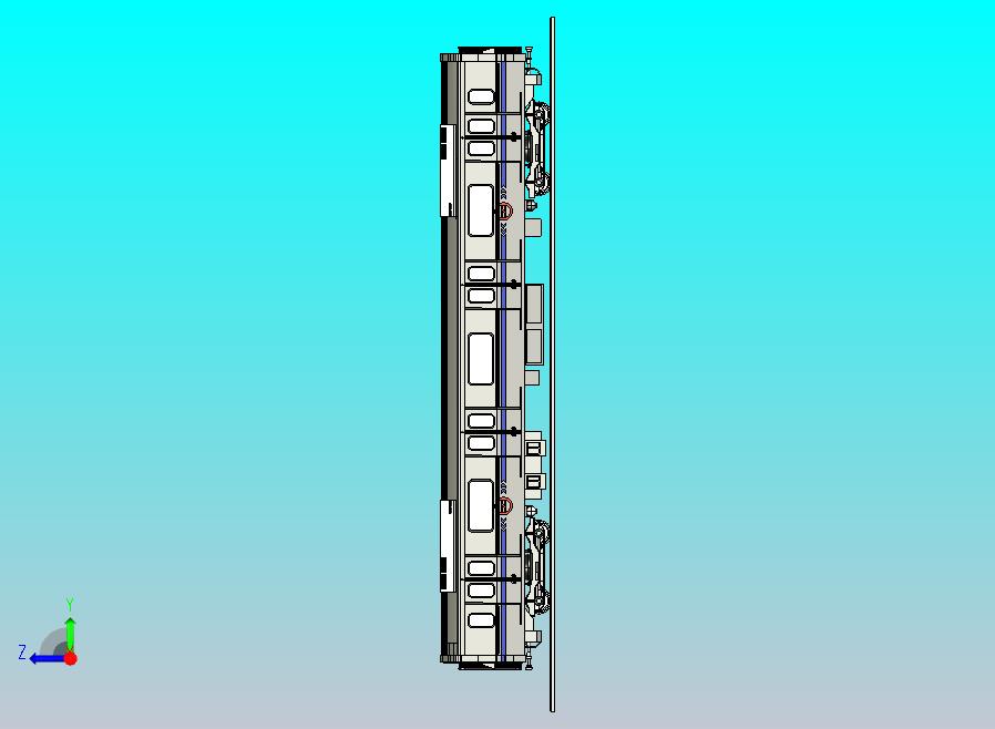 地铁车厢CATIA建模