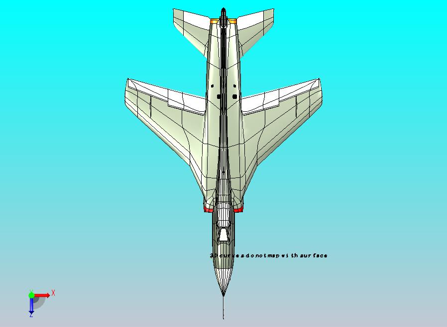飞豹歼击轰炸机CATIA模型