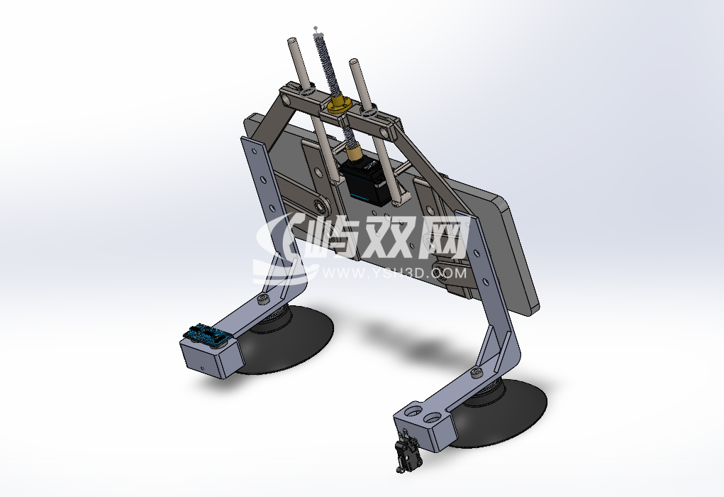 高层建筑擦窗机器人