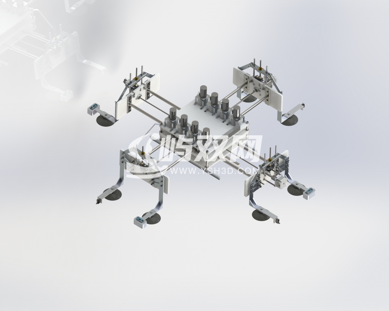 高层建筑擦窗机器人