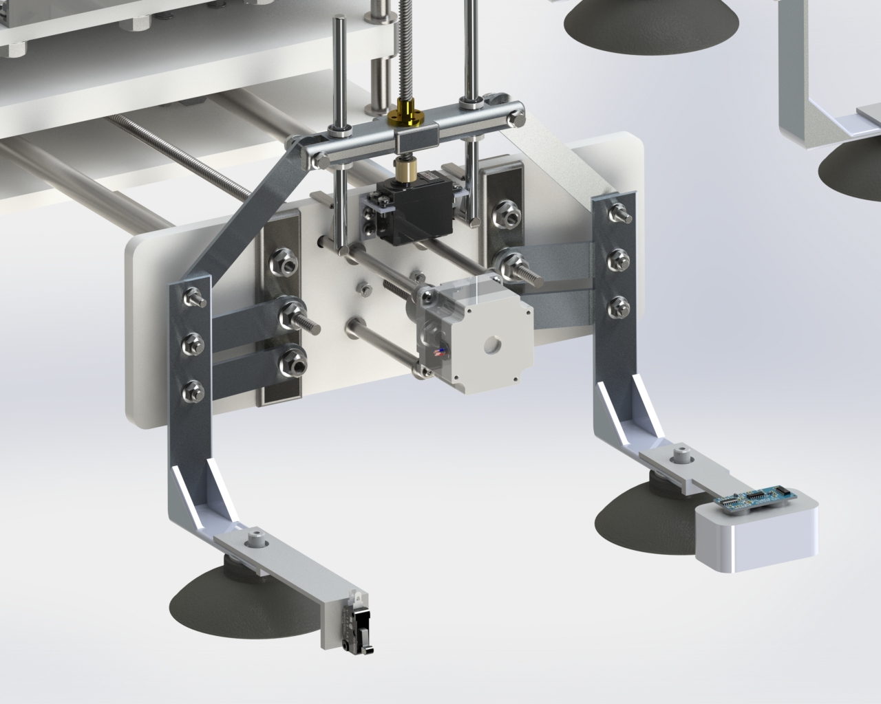 高层建筑擦窗机器人