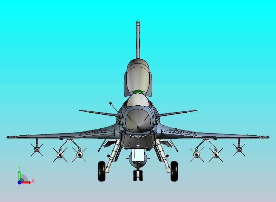歼10战斗机CATIA V5 r21模型