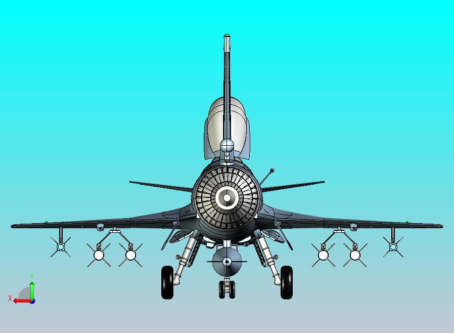 歼10战斗机CATIA V5 r21模型