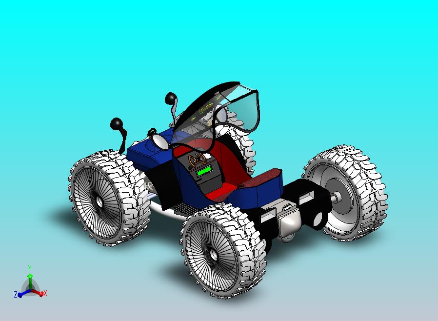 简易单座汽车概念设计