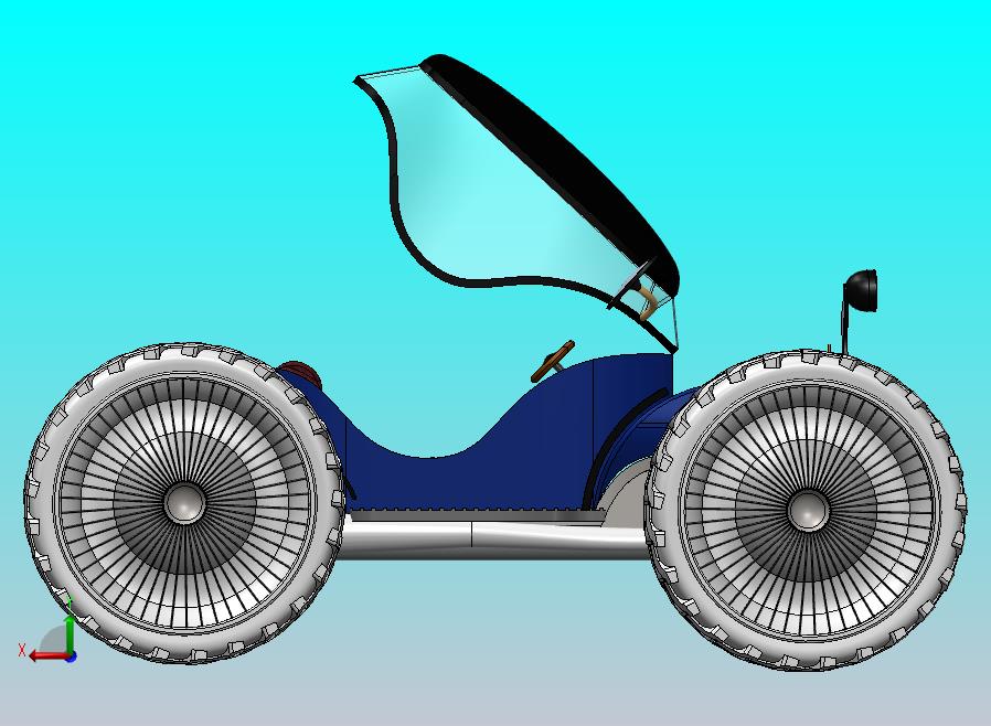 简易单座汽车概念设计