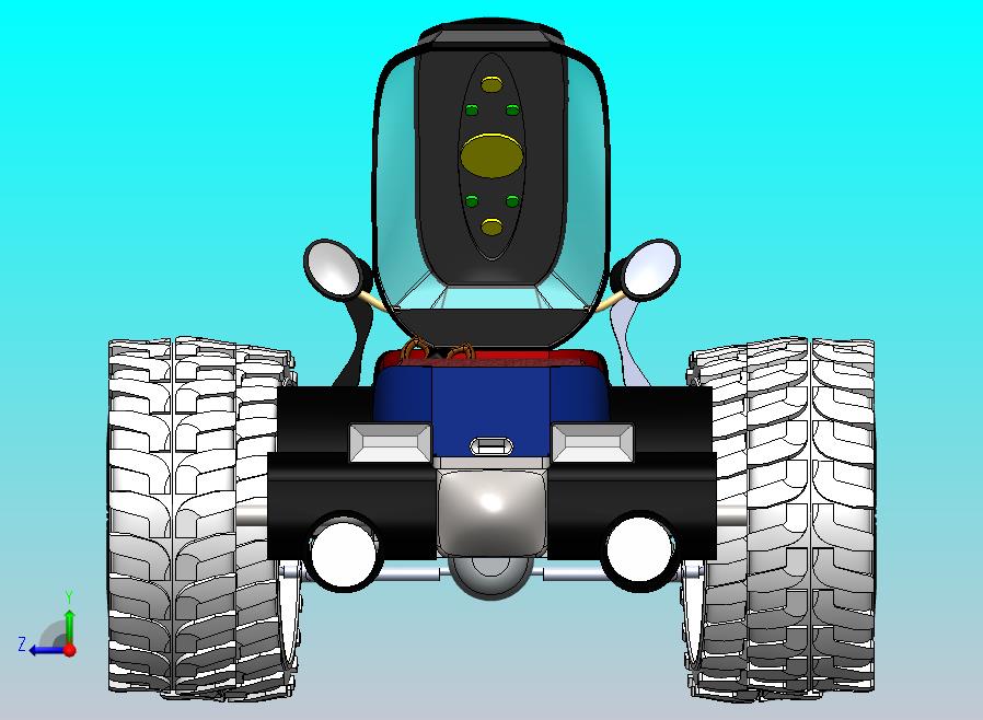 简易单座汽车概念设计