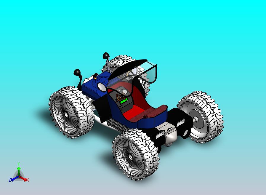 简易单座汽车概念设计