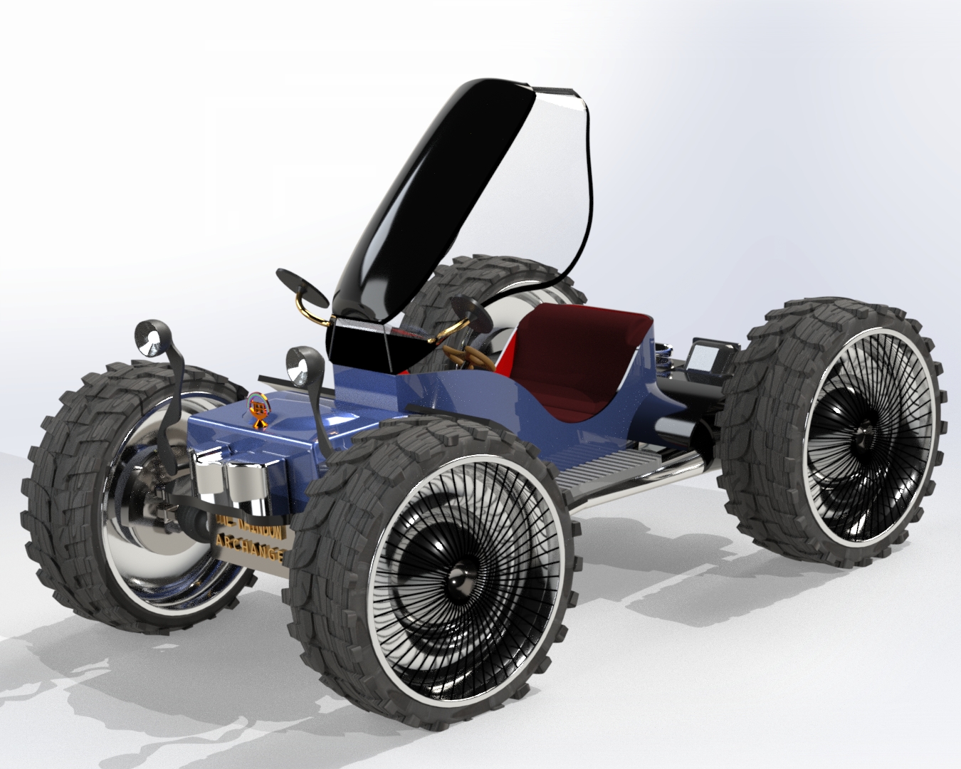 简易单座汽车概念设计