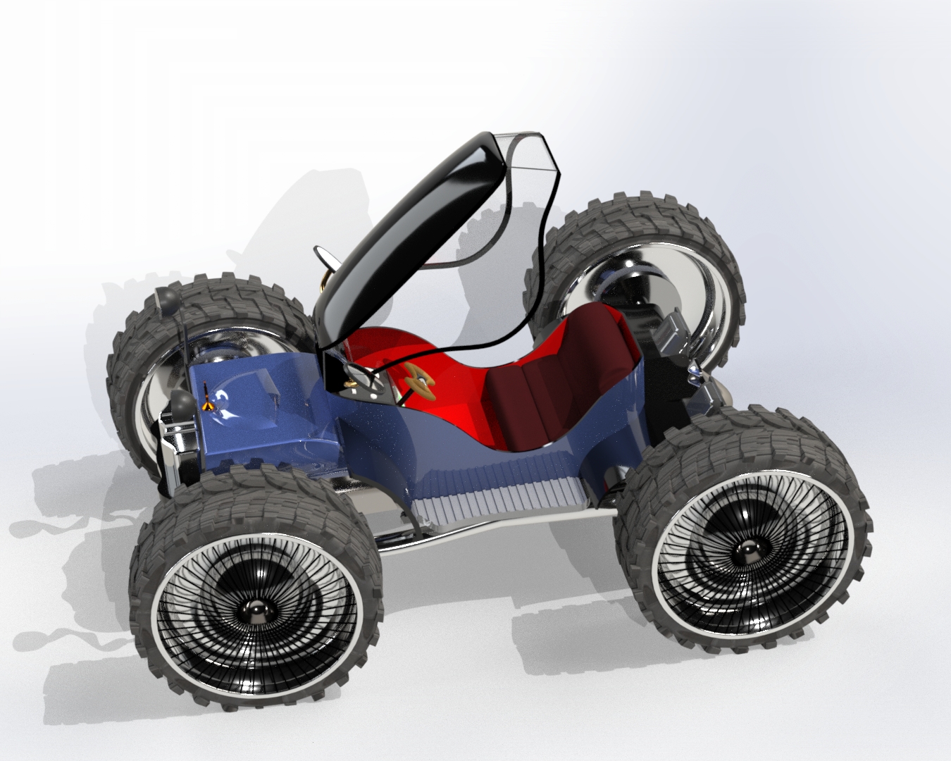 简易单座汽车概念设计