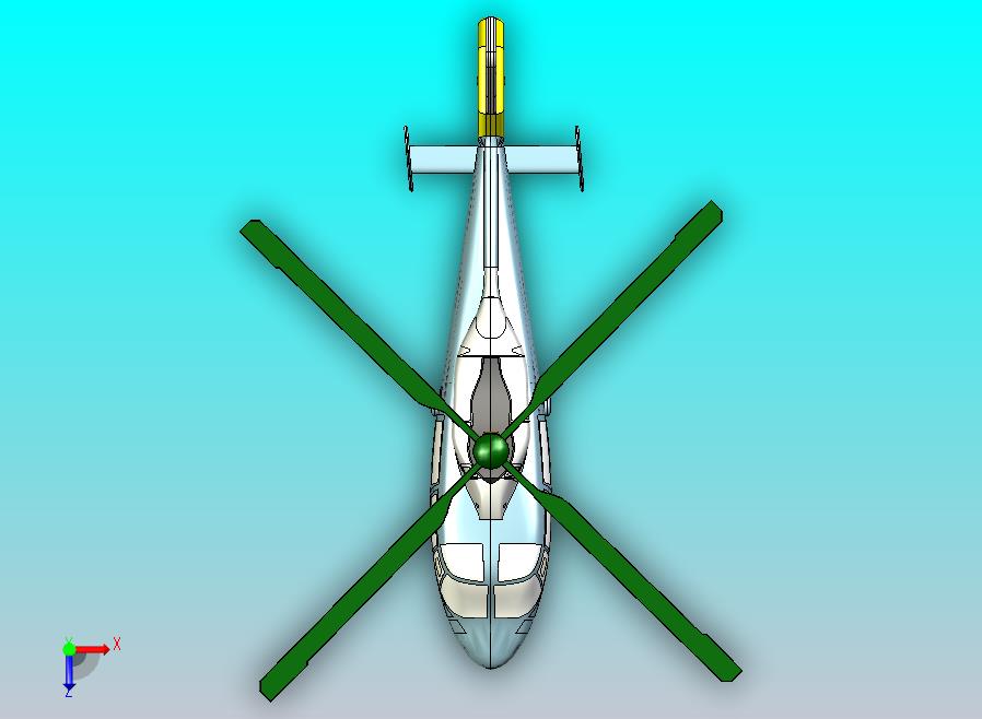 直9直升飞机CATIA V5 r21模型