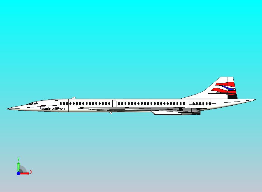 协和超音速客机CATIA V5 r21