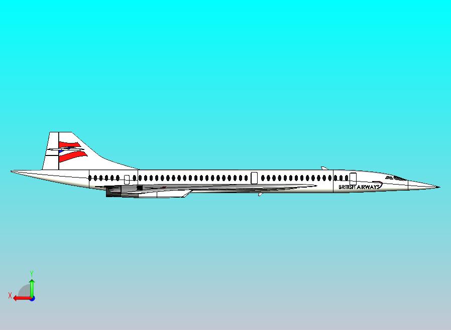 协和超音速客机CATIA V5 r21