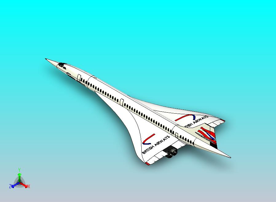 协和超音速客机CATIA V5 r21