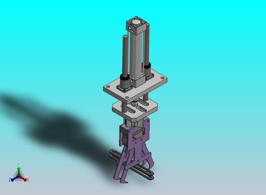 基于连杆原理的夹爪机构
