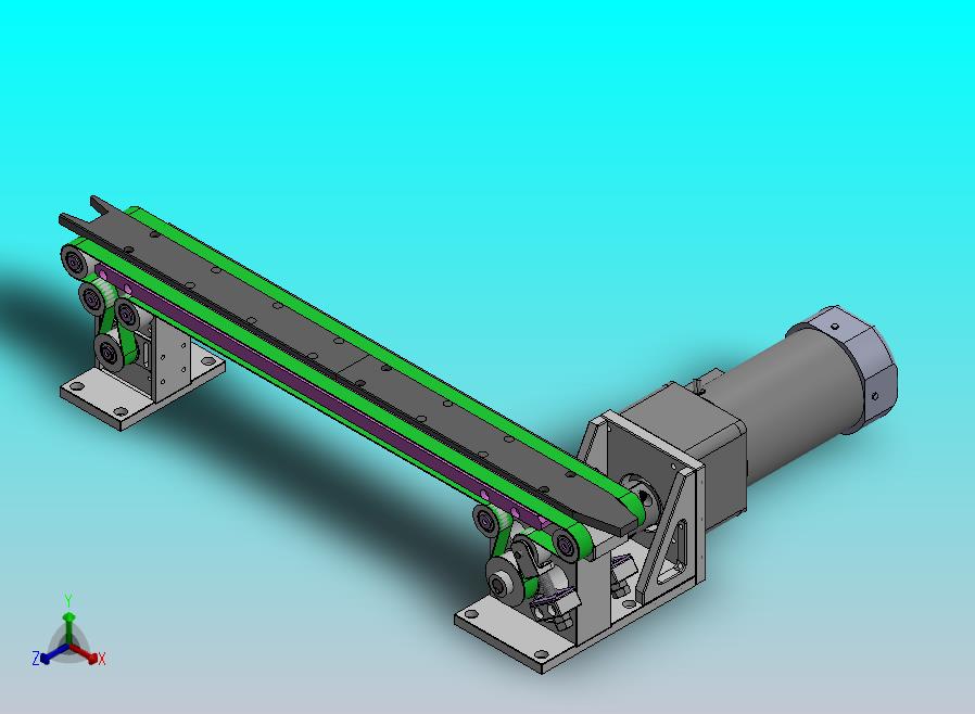 小型双列皮带输送机