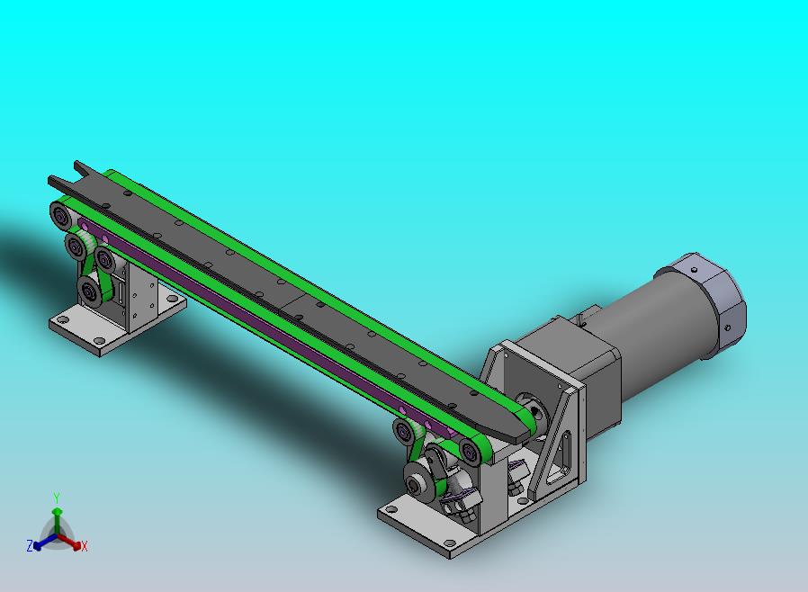 小型双列皮带输送机