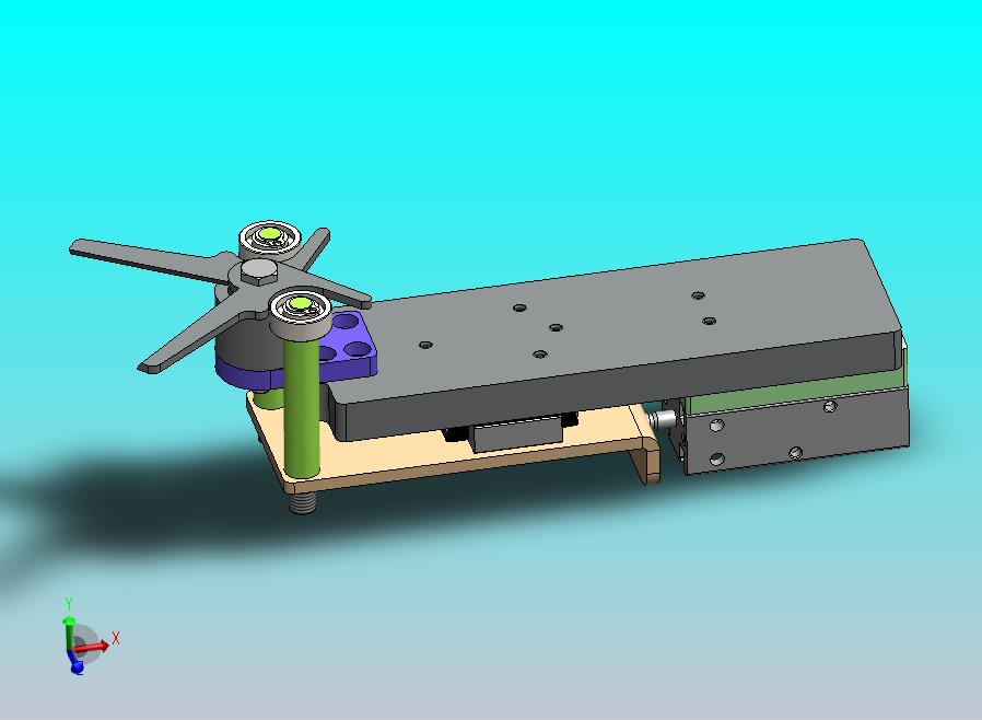 一款用于狭窄空间的气缸驱动剪线装置