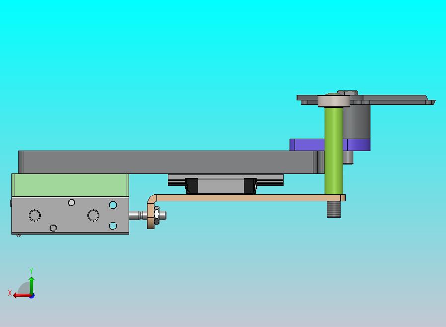一款用于狭窄空间的气缸驱动剪线装置