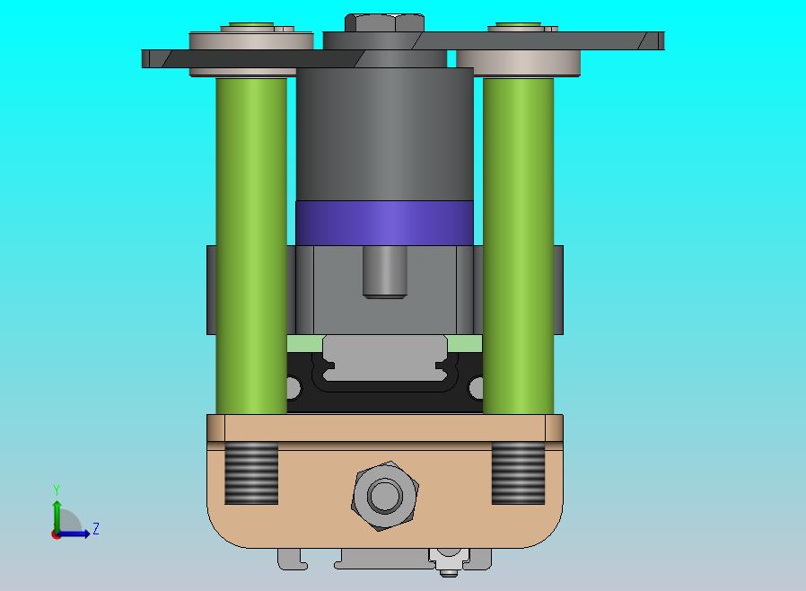 一款用于狭窄空间的气缸驱动剪线装置
