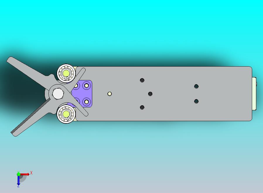 一款用于狭窄空间的气缸驱动剪线装置