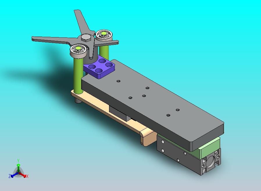 一款用于狭窄空间的气缸驱动剪线装置