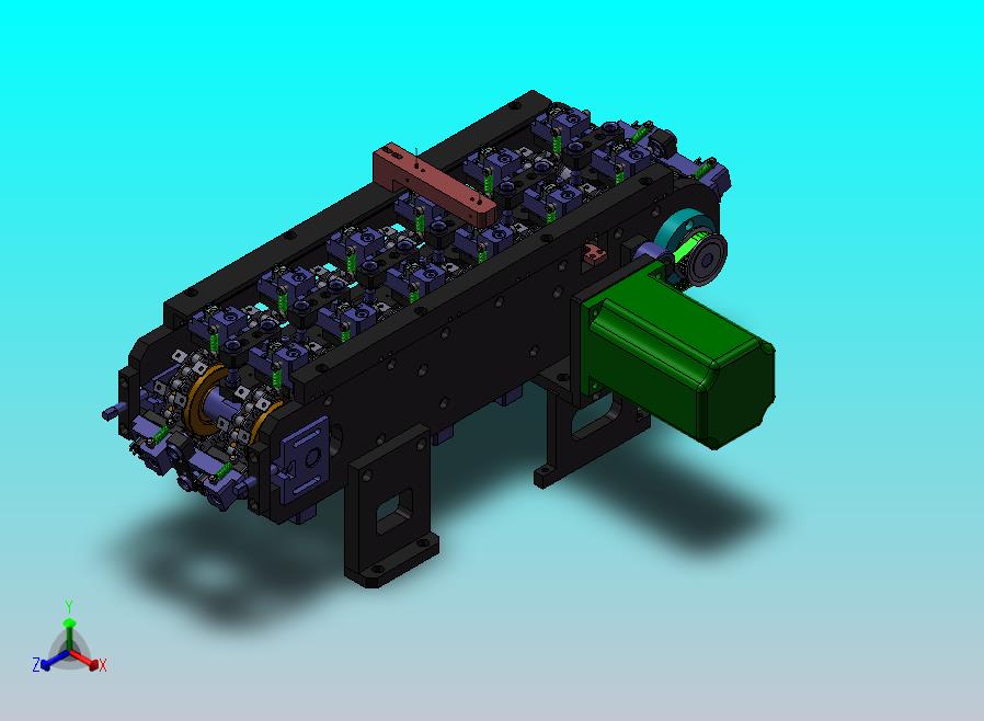循环链条治具输送机构