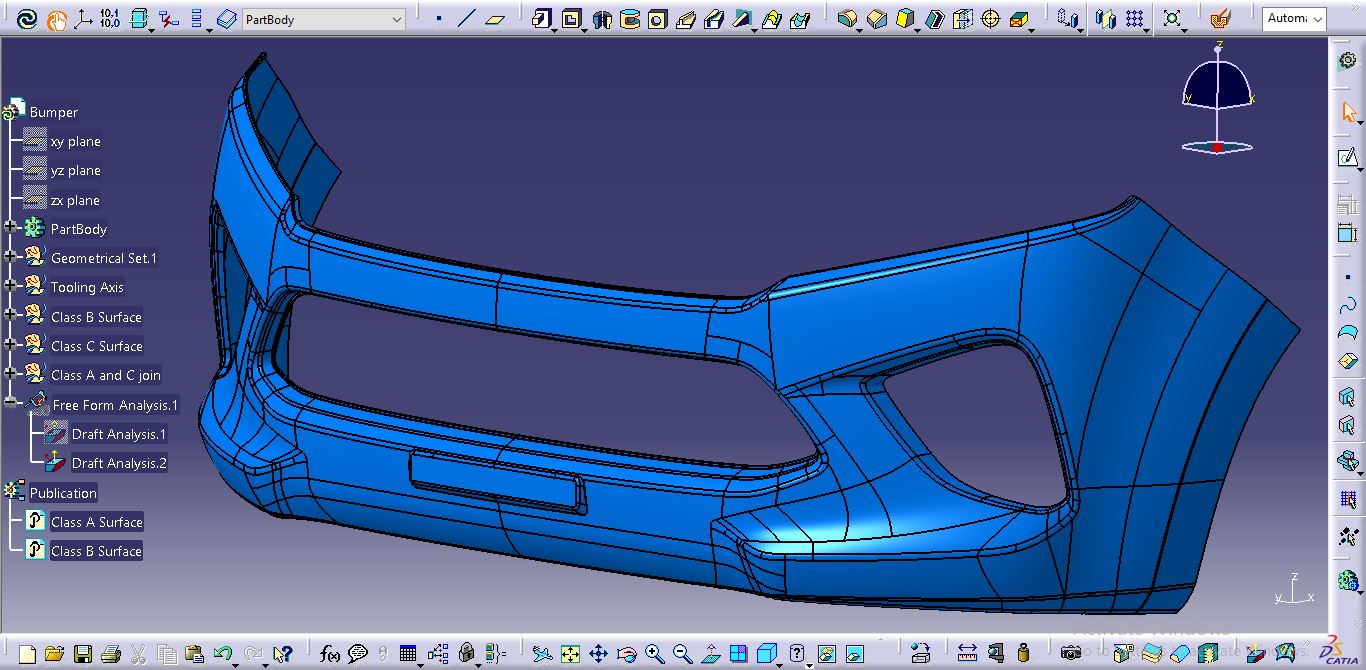 汽车保险杠装饰件
