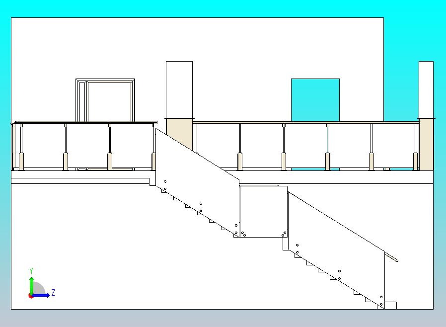 阳台-栏杆-楼梯