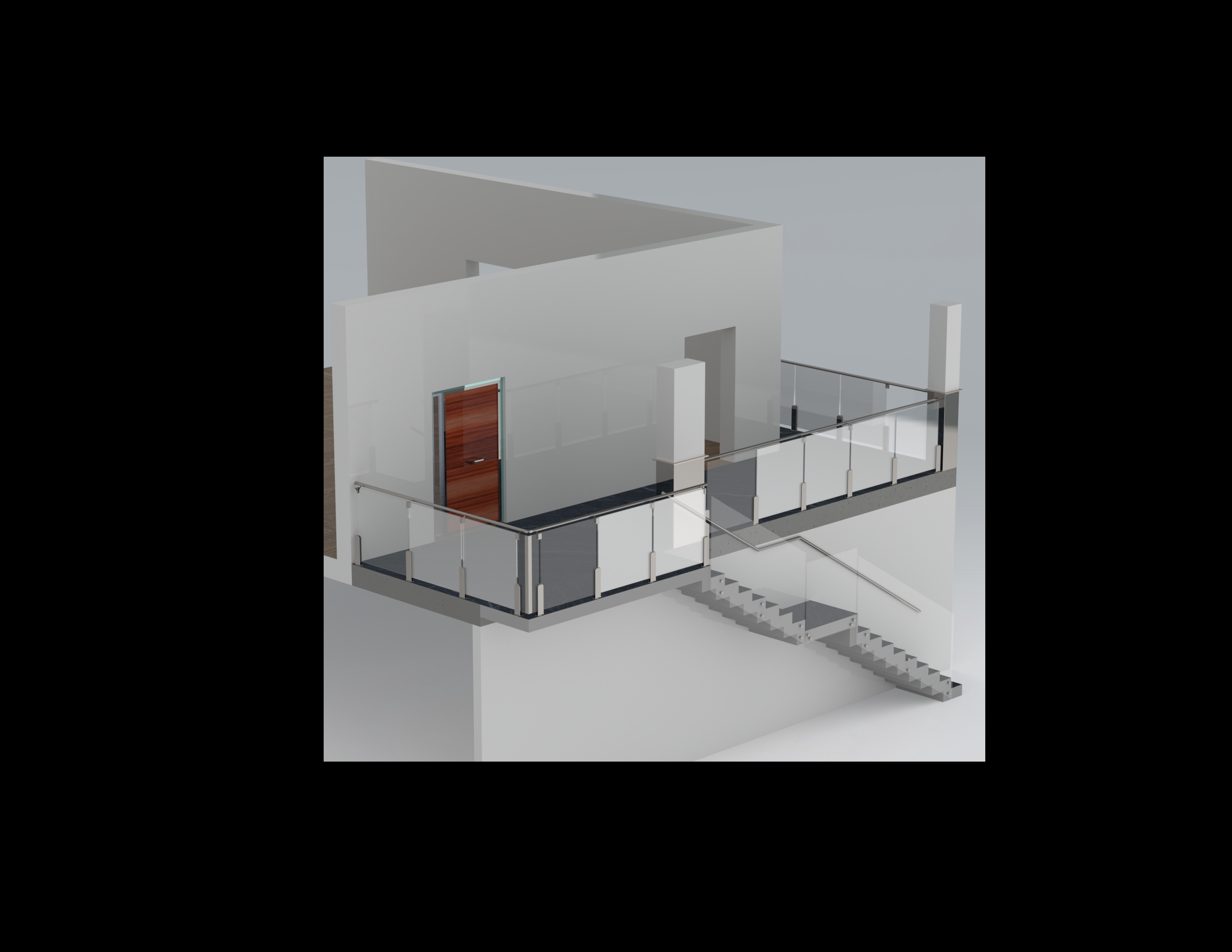 阳台-栏杆-楼梯