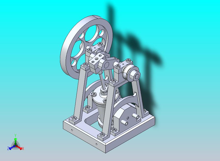双作用振荡蒸汽机