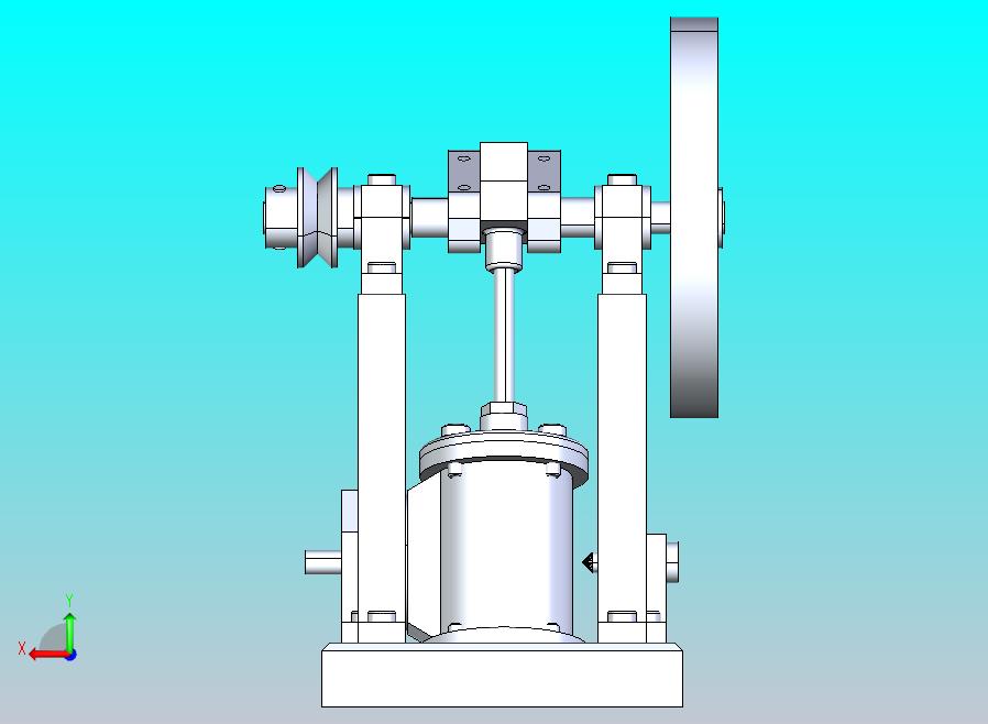 双作用振荡蒸汽机