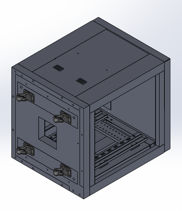 电控柜模架式机柜-B型后门