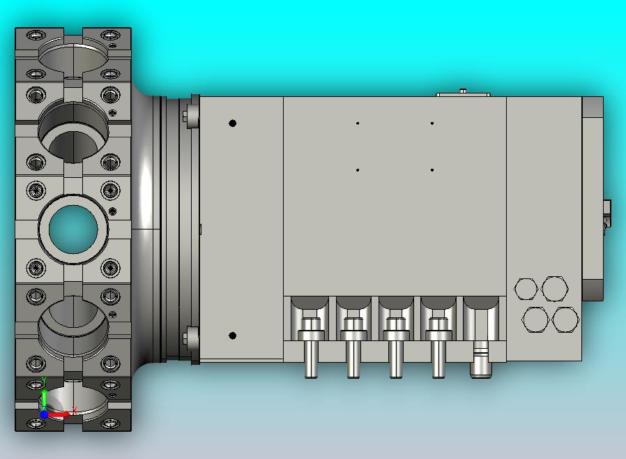 加工中心动力刀塔