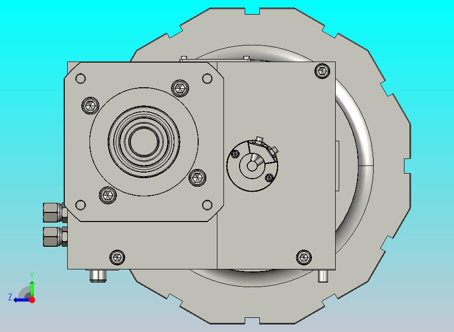 加工中心动力刀塔