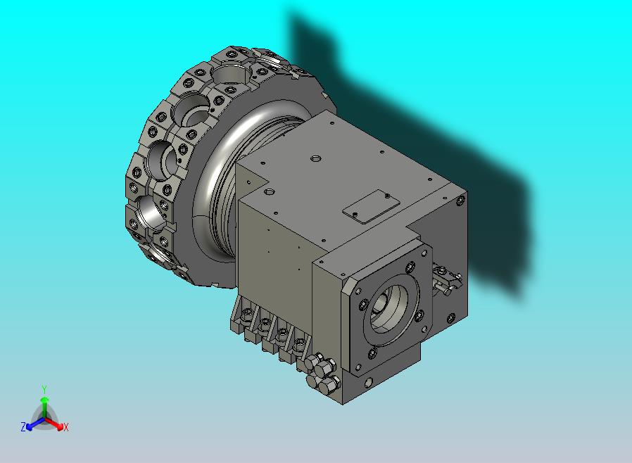 加工中心动力刀塔