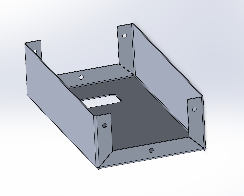 设计钣金工具托盘（CSWPA-SM钣金）