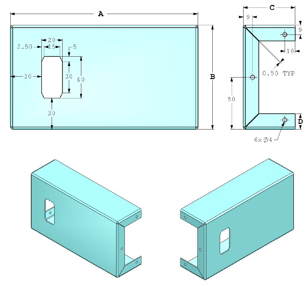 设计钣金工具托盘（CSWPA-SM钣金）