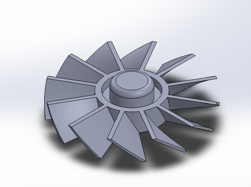 叶轮_风扇转子