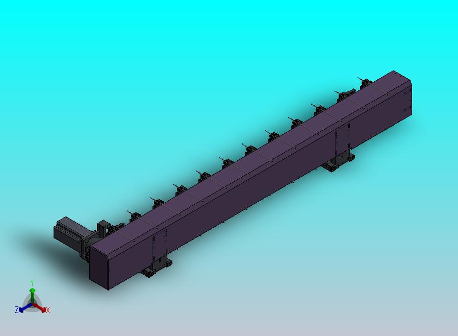 带载具的链条式等分自动回流机构