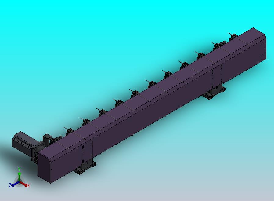 带载具的链条式等分自动回流机构