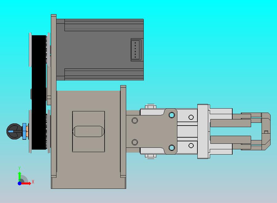 同步旋转夹取机构
