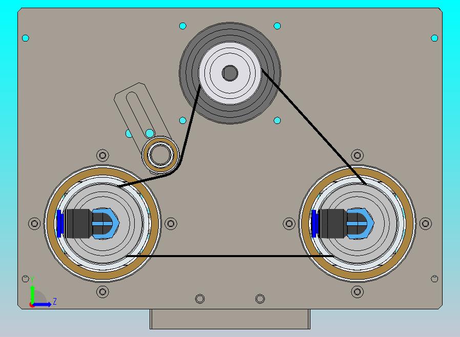 同步旋转夹取机构