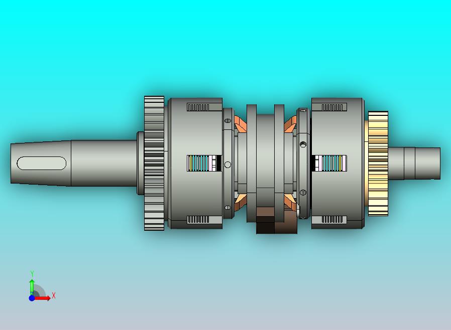 车床离合器结构
