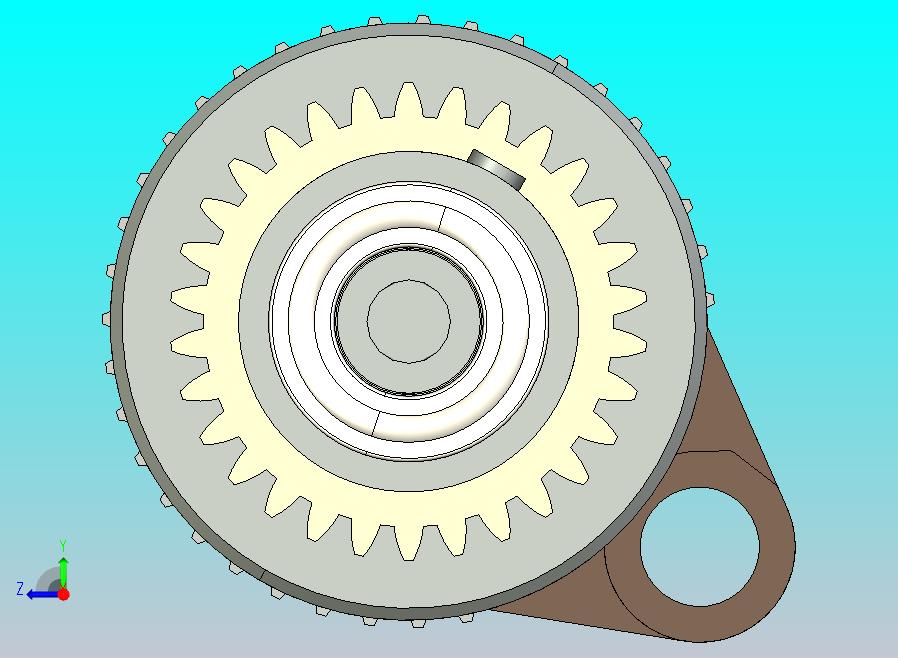 车床离合器结构