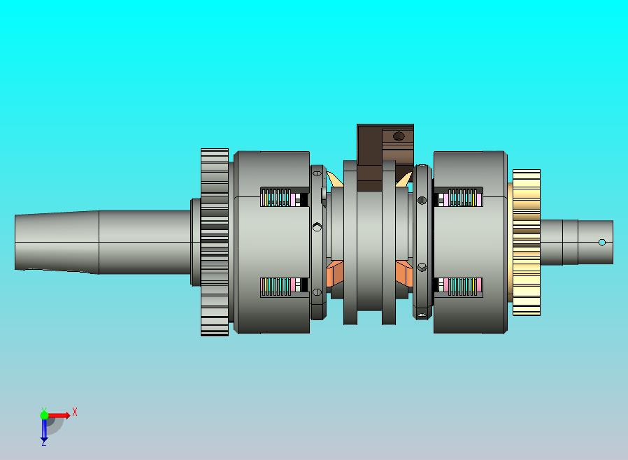 车床离合器结构