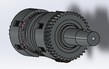 车床离合器结构